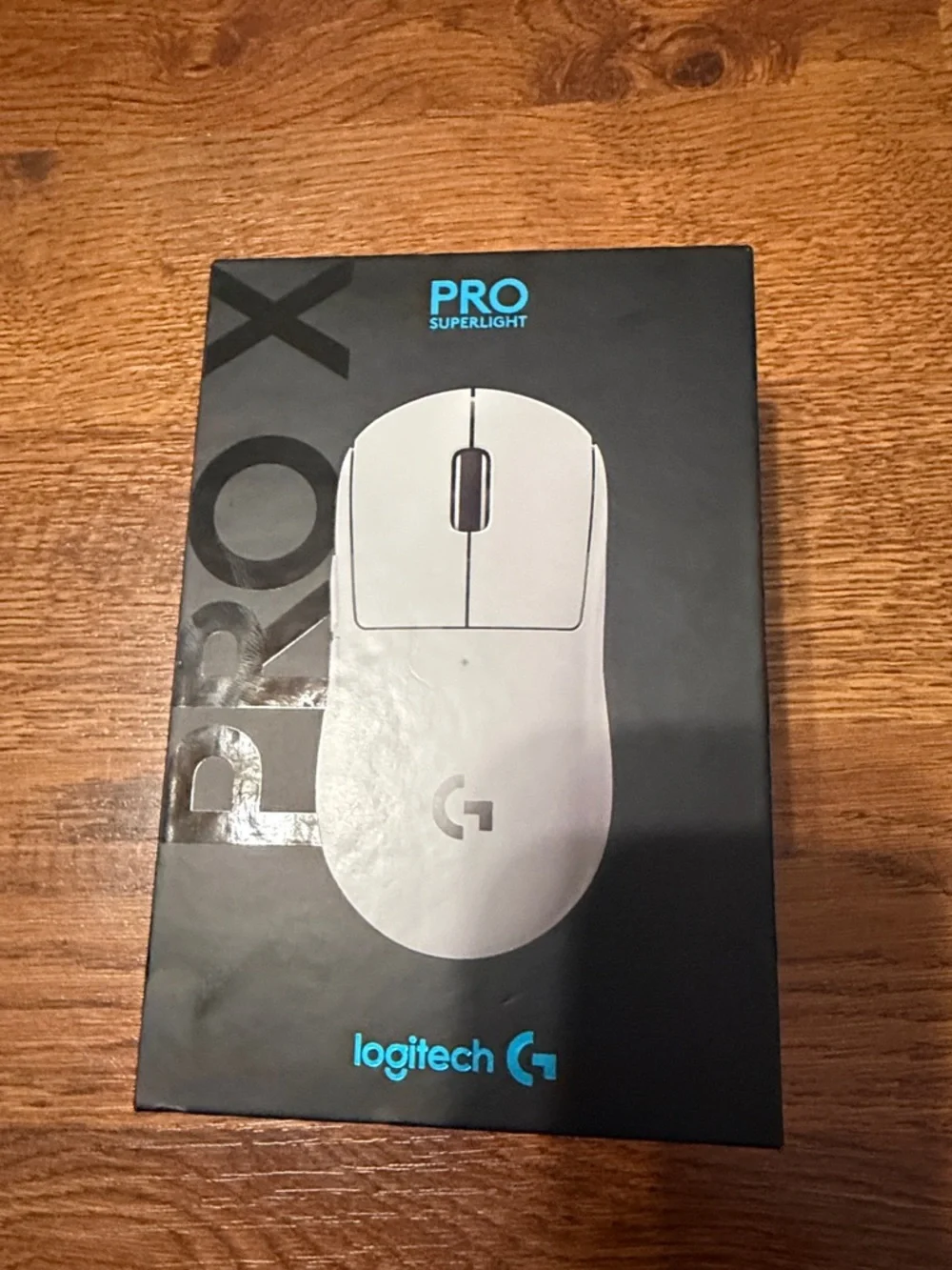 Logitech Pro X superlight (white color) Black Retail Sealed Box